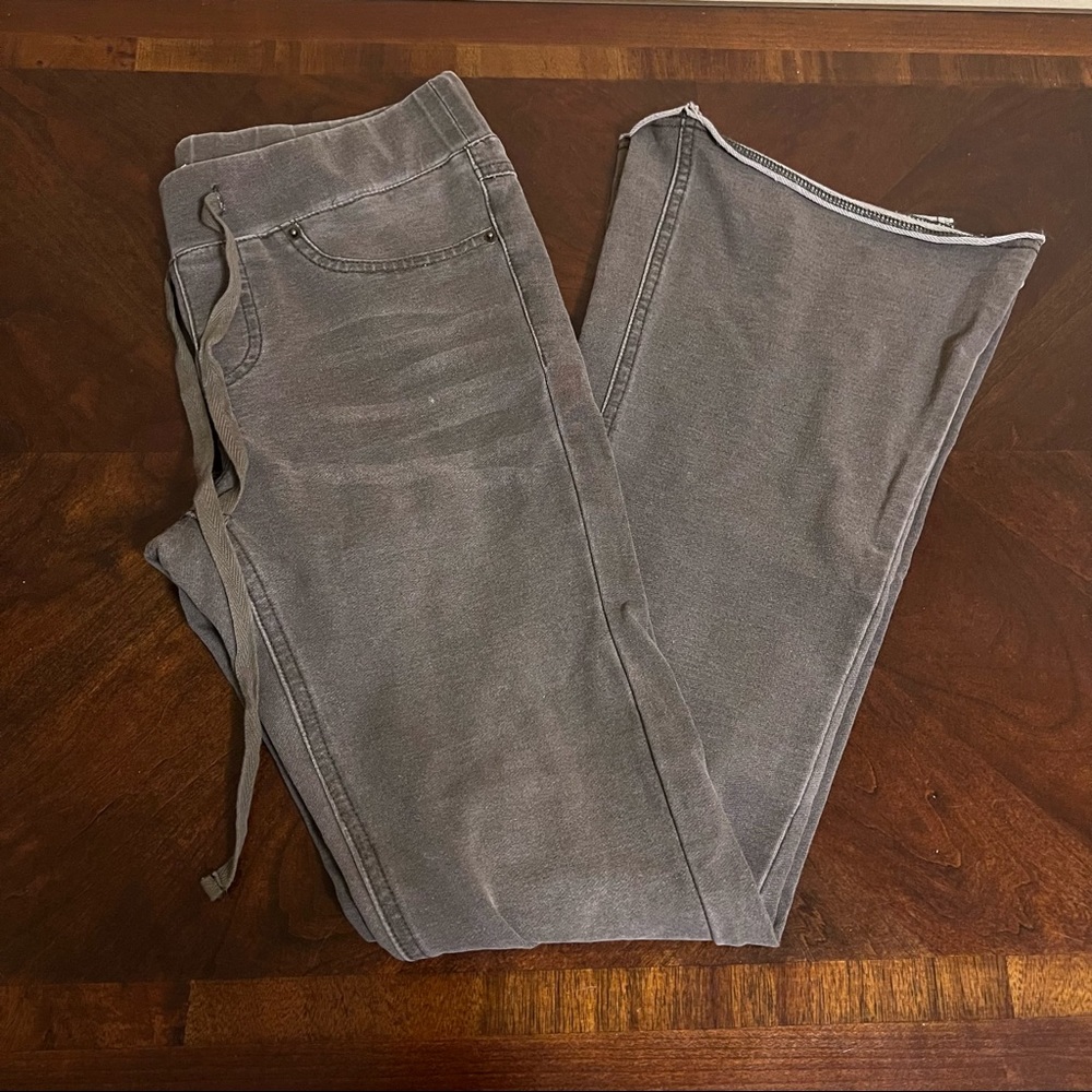 Olive Green Flare Jeggings